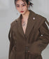 Split Layered Buckle Jacket